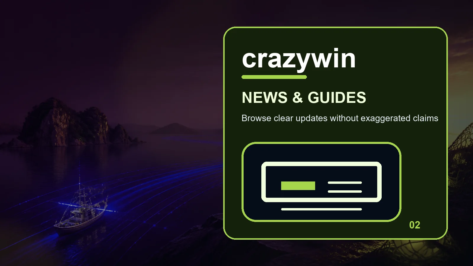 crazywin news full-width visual guide 2