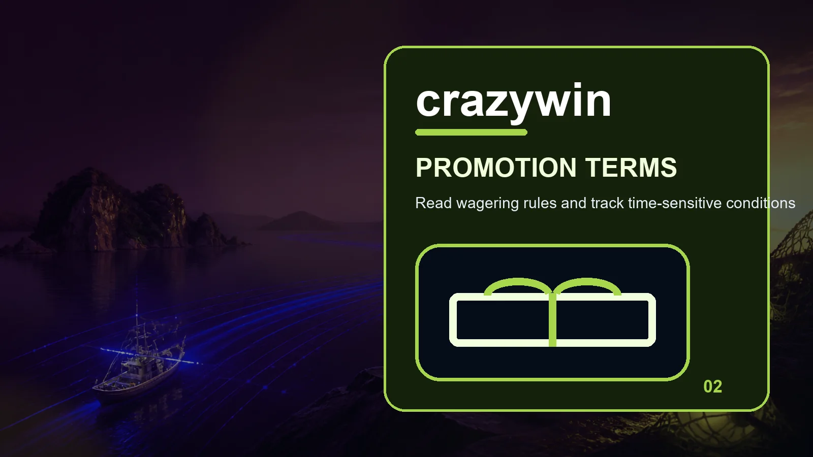 crazywin promotions full-width visual guide 2